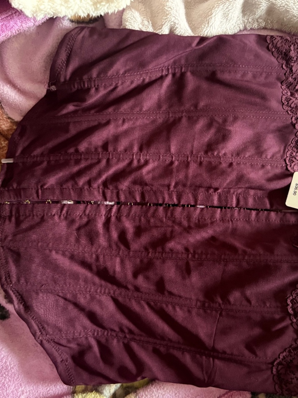 Purple corset
